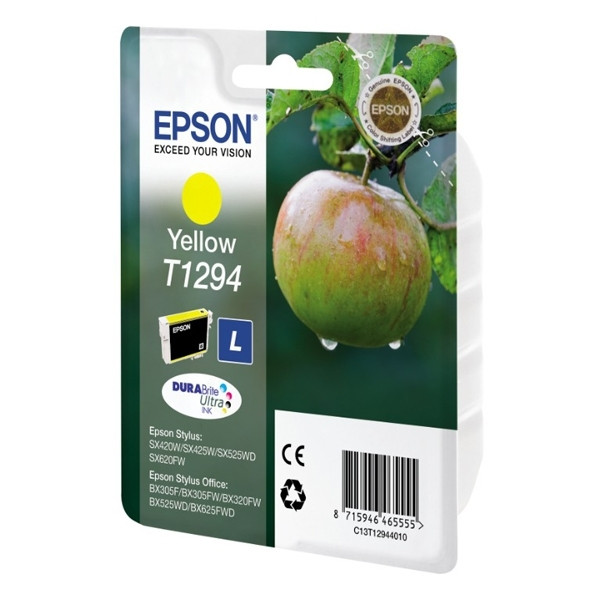 Epson T1294 inktcartridge geel hoge capaciteit (origineel) C13T12944011 C13T12944012 026296 - 1