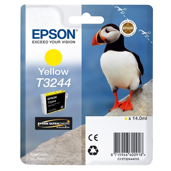 Epson T3244 inktcartridge geel (origineel) C13T32444010 905152 - 1