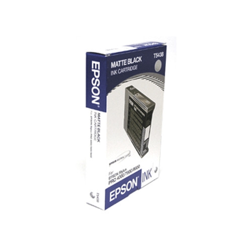 Epson T5438 inktcartridge mat zwart (origineel) C13T543800 904442 - 1