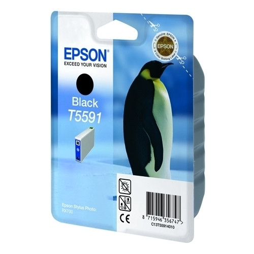 Epson T5591 inktcartridge zwart (origineel) C13T55914010 904919 - 1