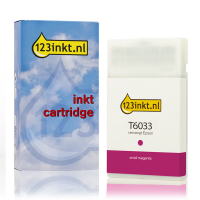 Epson T6033 inktcartridge vivid magenta hoge capaciteit (123inkt huismerk) C13T603300C 026039