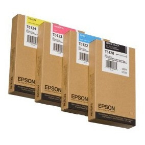 Epson T6124 inktcartridge geel hoge capaciteit (origineel) C13T612400 904446 - 1