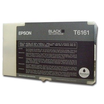 Epson T6161 inktcartridge zwart lage capaciteit (origineel) C13T616100 904546 - 1
