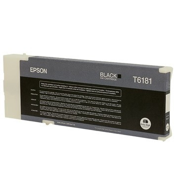 Epson T6181 inktcartridge zwart extra hoge capaciteit (origineel) C13T618100 026182 - 1