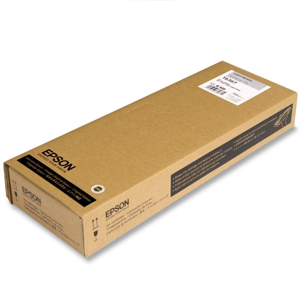 Epson T6367 inktcartridge licht zwart hoge capaciteit (origineel) C13T636700 904426 - 1
