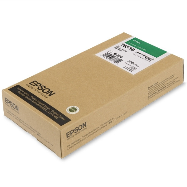 Epson T653B inktcartridge groen (origineel) C13T653B00 904819 - 1