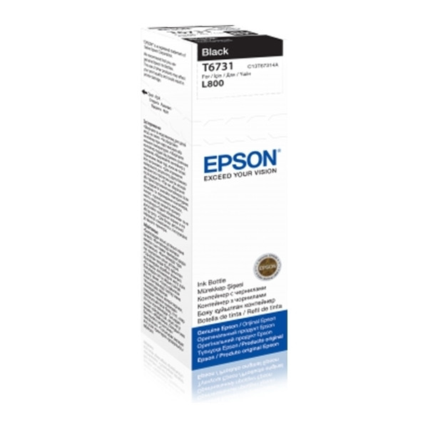 Epson T6731 inkttank zwart (origineel) C13T67314A 904190 - 1