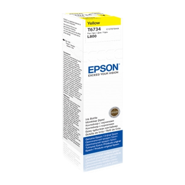 Epson T6734 inkttank geel (origineel) C13T67344A 903618 - 1