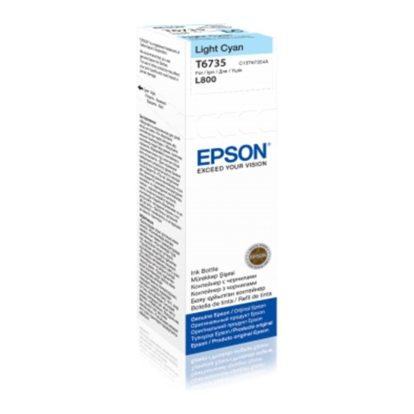 Epson T6735 inkttank licht cyaan (origineel) C13T67354A 905916 - 1