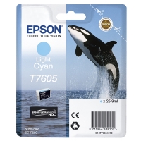 Epson T7605 inktcartridge licht cyaan (origineel) C13T76054010 026730