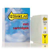 Epson T9074 inktcartridge geel extra hoge capaciteit (123inkt huismerk)