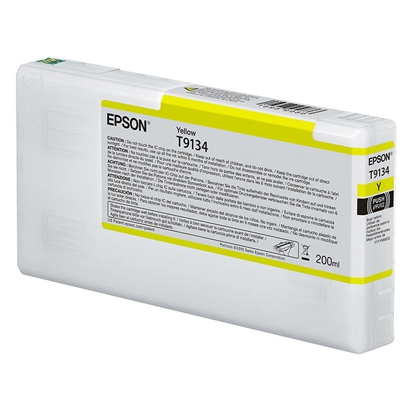 Epson T9134 inktcartridge geel (origineel) C13T913400 904790 - 1