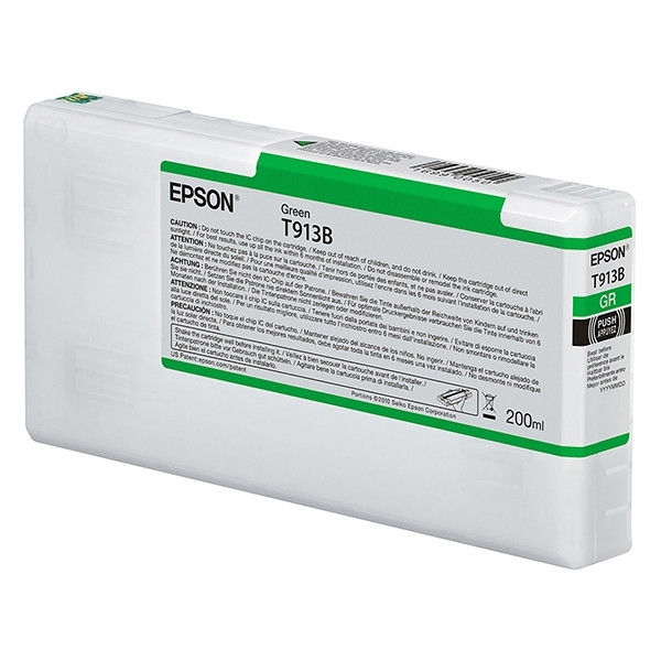 Epson T913B inktcartridge groen (origineel) C13T913B00 904803 - 1