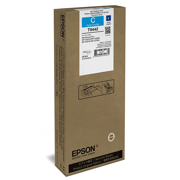 Epson T9442 inktcartridge cyaan (origineel) C13T944240 905372 - 1