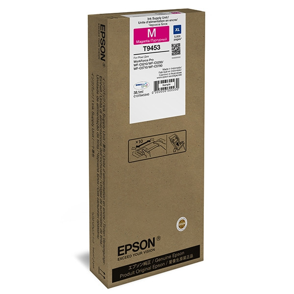 Epson T9453 inktcartridge magenta hoge capaciteit (origineel) C13T945340 904939 - 1