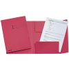 Esselte 3-klepsmap met lijnbedrukking maat folio rood (50 stuks)