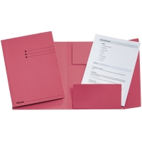 Esselte 3-klepsmap met lijnbedrukking roze A4 (50 stuks) 1033321 203566