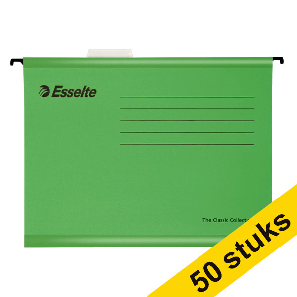 Esselte Aanbieding: 2x Esselte Classic versterkte hangmap - voor A4, groen (25 stuks)  203158 - 1