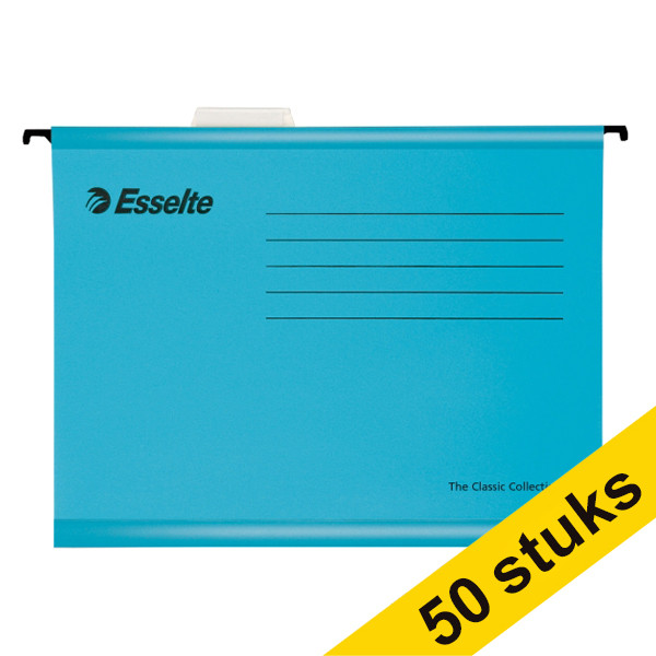 Esselte Aanbieding: 2x Esselte Classic versterkte hangmap - voor Folio, blauw (25 stuks)  203160 - 1