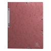 Exacompta elastomap glanskarton oudroze A4 55276E 404162 - 1