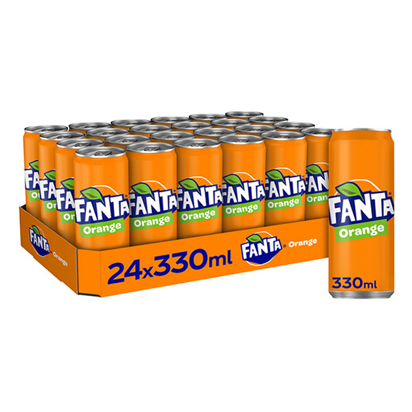 Fanta Orange blikjes 33 cl (24 stuks) 69337 423698 - 1