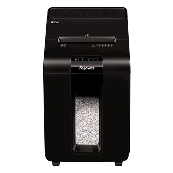 Fellowes AutoMax 100M papierversnipperaar kleine snippers (zwart) 4629201 213112 - 2