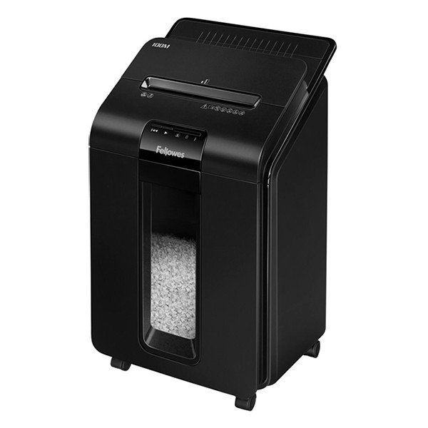 Fellowes AutoMax 100M papierversnipperaar kleine snippers (zwart) 4629201 213112 - 3