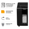 Fellowes AutoMax 100M papierversnipperaar kleine snippers (zwart) 4629201 213112 - 5