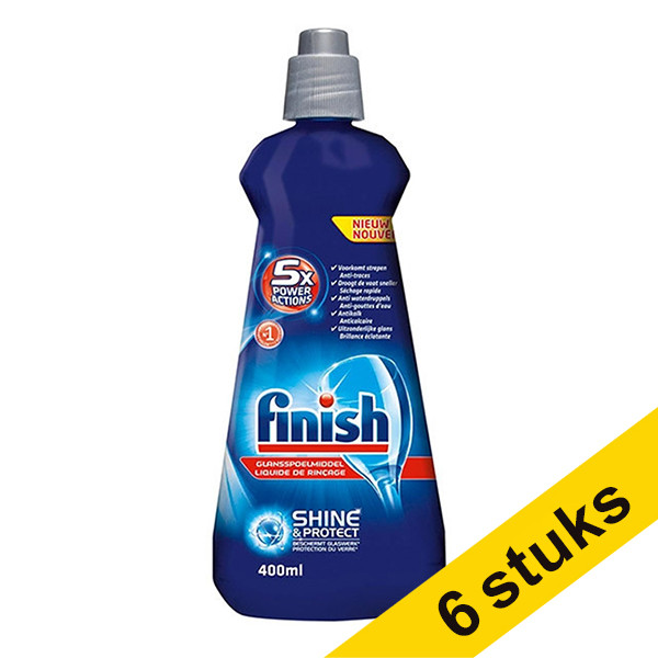 Finish Aanbieding: 6x Finish spoelglans regular (400 ml)  SFI01006 - 1