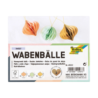 Folia honingraat ballen Sweet (3 stuks) 49222 222323