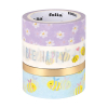 Folia washi tape hotfoil bees (4 stuks)