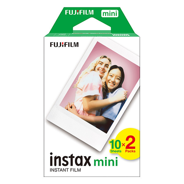 FUJI 16567828: Fujifilm instax mini film, white frame (twin pack) at  reichelt elektronik