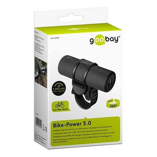 Goobay fiets powerbank geschikt voor USB-A en USB-C (5.000 mAh) 60656 K105005164 - 8