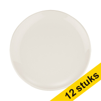 Gourmet bord Off white 210 mm (12 stuks) bo11920 404217