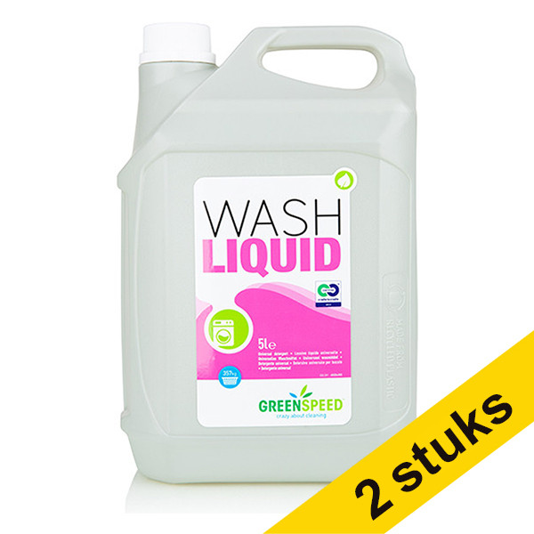 Greenspeed Aanbieding: 2x Greenspeed Wash Liquid Vloeibaar wasmiddel (5 liter)  SGR00064 - 1