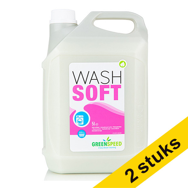 Greenspeed Aanbieding: 2x Greenspeed Wash Soft wasverzachter (5 liter)  SGR00028 - 1