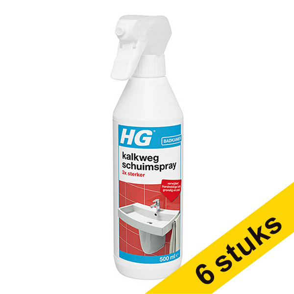 HG Aanbieding: 6x HG kalkweg schuimspray 3x sterker (500 ml)  SHG00360 - 1