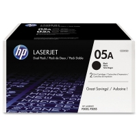 HP 05A (CE505D) toner zwart dubbelpak (origineel) CE505D 054770