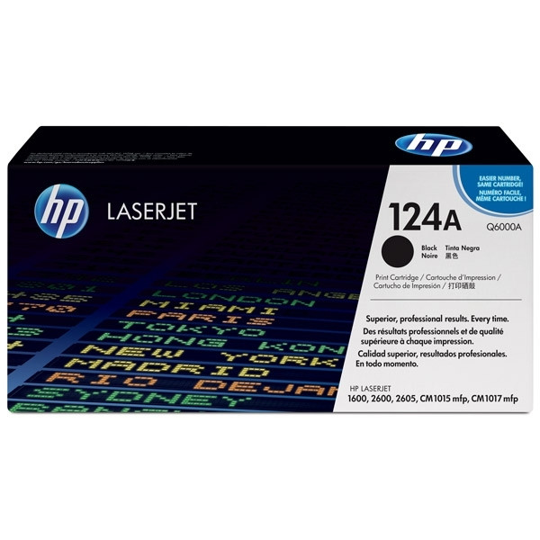 HP 124A (Q6000A) toner zwart (origineel) Q6001A 039540 - 1