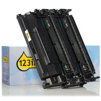 HP 26X (CF226X) toner zwart hoge capaciteit dubbelpak (123inkt huismerk)