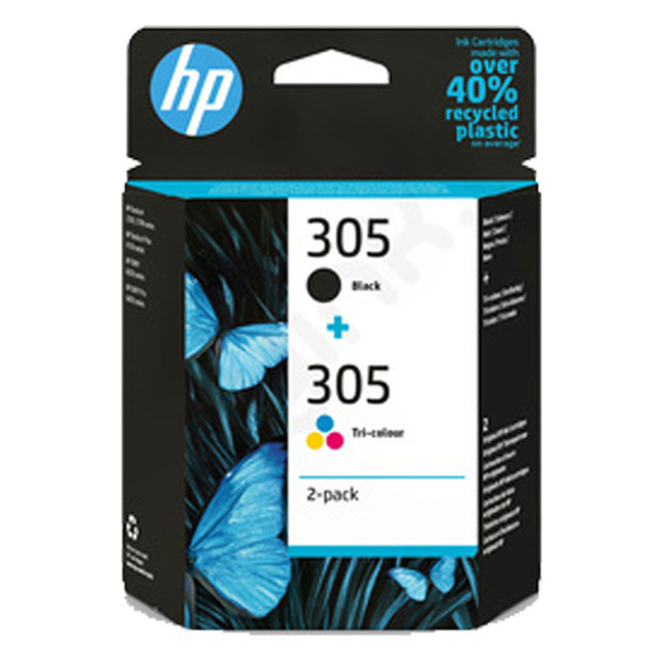 HP 305 (6ZD17AE) multipack zwart + kleur (origineel) 6ZD17AE 093126 - 1