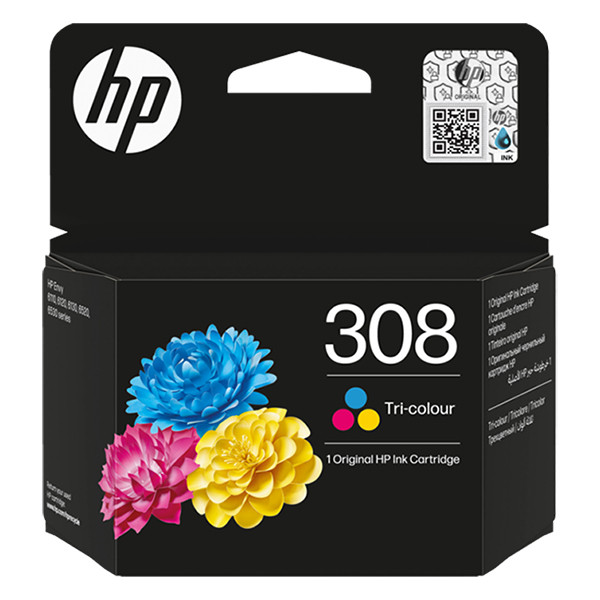 HP 308 (7FP20UE) inktcartridge kleur (origineel) 7FP20UE 055613 - 1