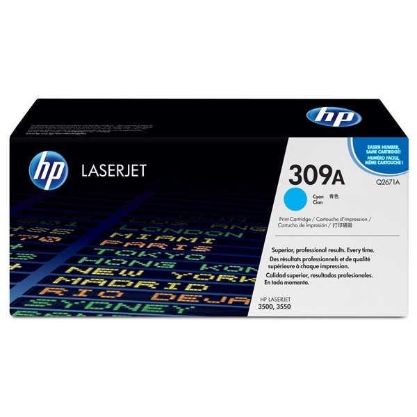 HP 309A (Q2671A) toner cyaan (origineel) Q2671A 039320 - 1