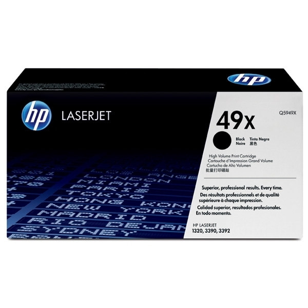 HP 49X (Q5949X) toner zwart hoge capaciteit (origineel) Q5949X 033325 - 1