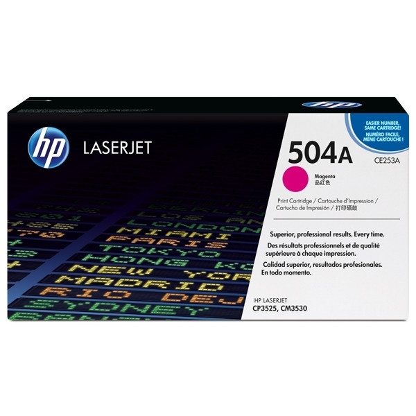 HP 504A (CE253A) toner magenta (origineel) CE253A 039838 - 1