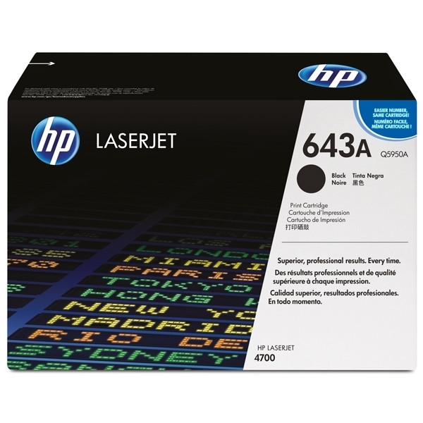 HP 643A (Q5950A) toner zwart (origineel) Q5950A 039615 - 1