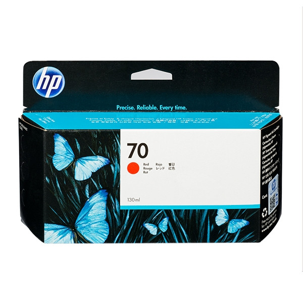 HP 70 (C9456A) inktcartridge rood (origineel) C9456A 030836 - 1