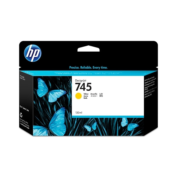 HP 745 (F9J99A) inktcartridge mat zwart (origineel) F9J99A 055078 - 1