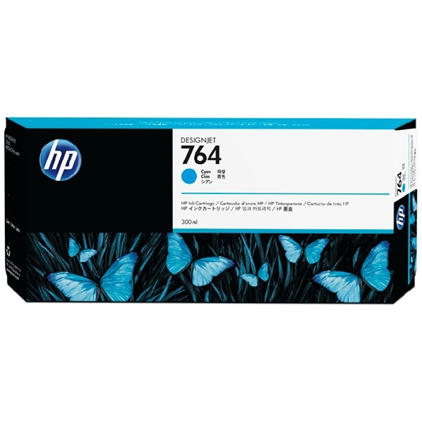 HP 764 (C1Q13A) inktcartridge cyaan (origineel) C1Q13A 044400 - 1