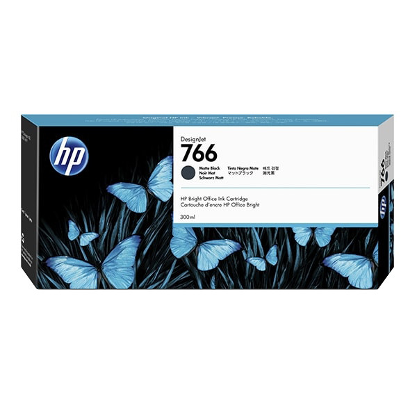 HP 766 (P2V92A) inktcartridge mat zwart (origineel) P2V92A 044668 - 1